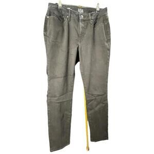 a.n.a A New Approach Mid Rise Curvy Skinny Black Denim Jeans Size 10